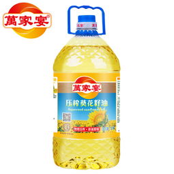 万家宴 压榨葵花籽油5l 桶 2 食用油